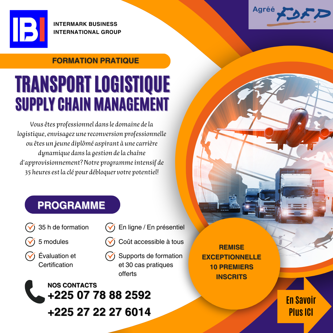 Copie de TRANSPORT LOGISTIQUE ET SCM