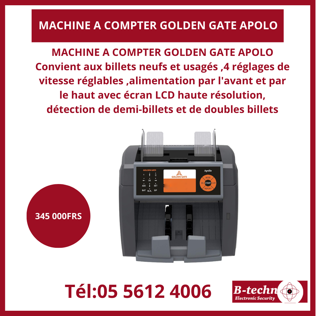 MACHINE A COMPTER GOLDEN GATE APOLO