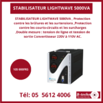 STABILISATEUR LIGHTWAVE 5000VA