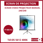 ECRAN VIDEO PROJECTEUR MANUEL 240240