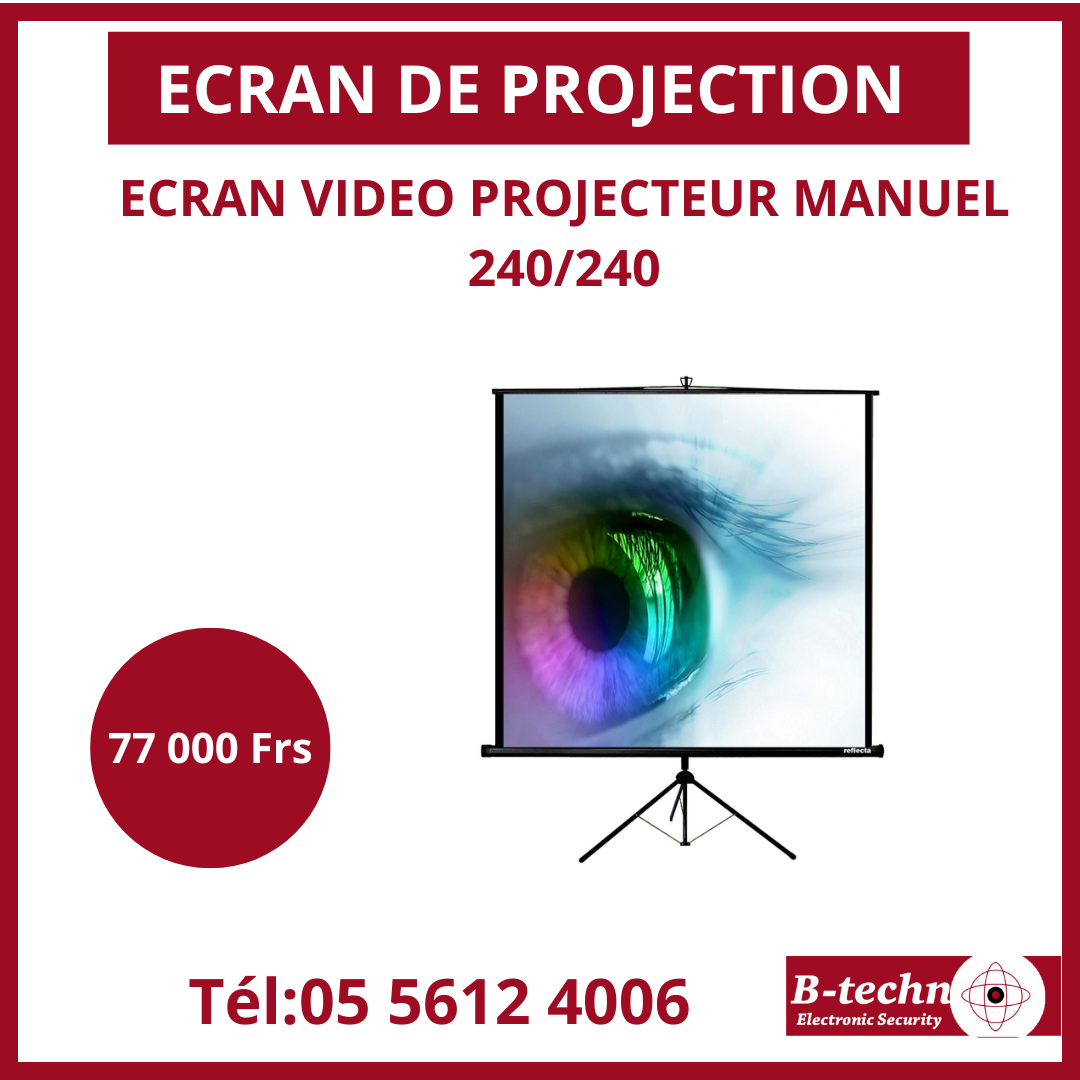 ECRAN VIDEO PROJECTEUR MANUEL 240240