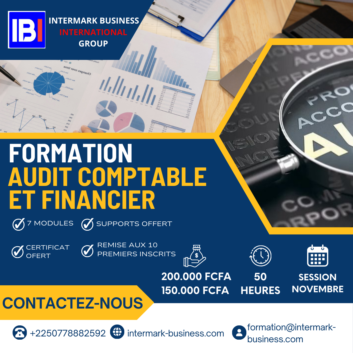 AFFICHE COMPTABLE ET FINANCIER