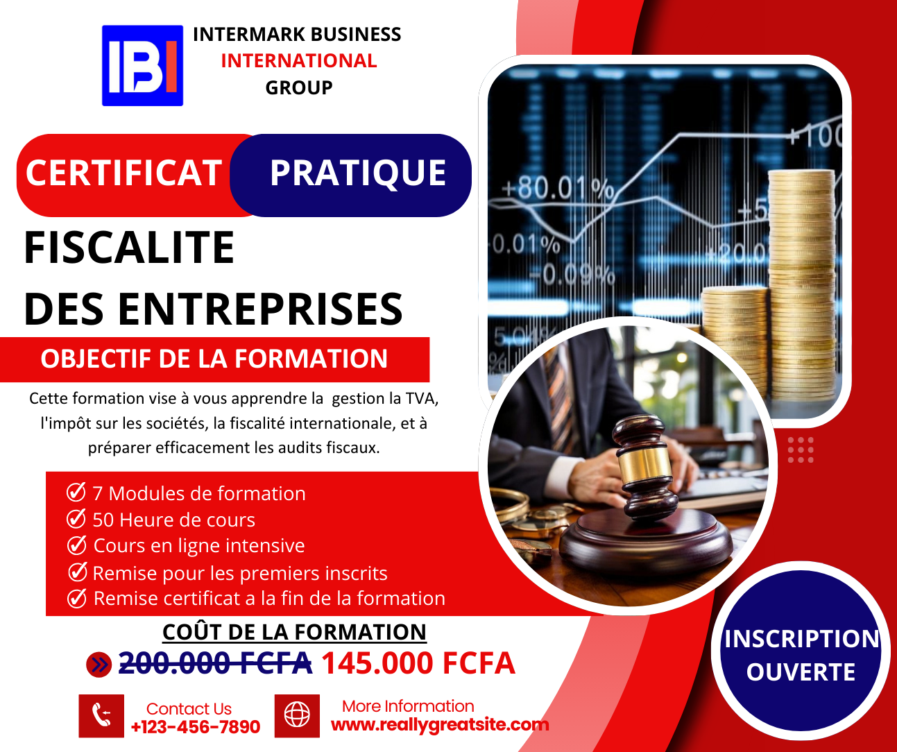 AFFICHE FISCALITÉ DES ENTREPRISES