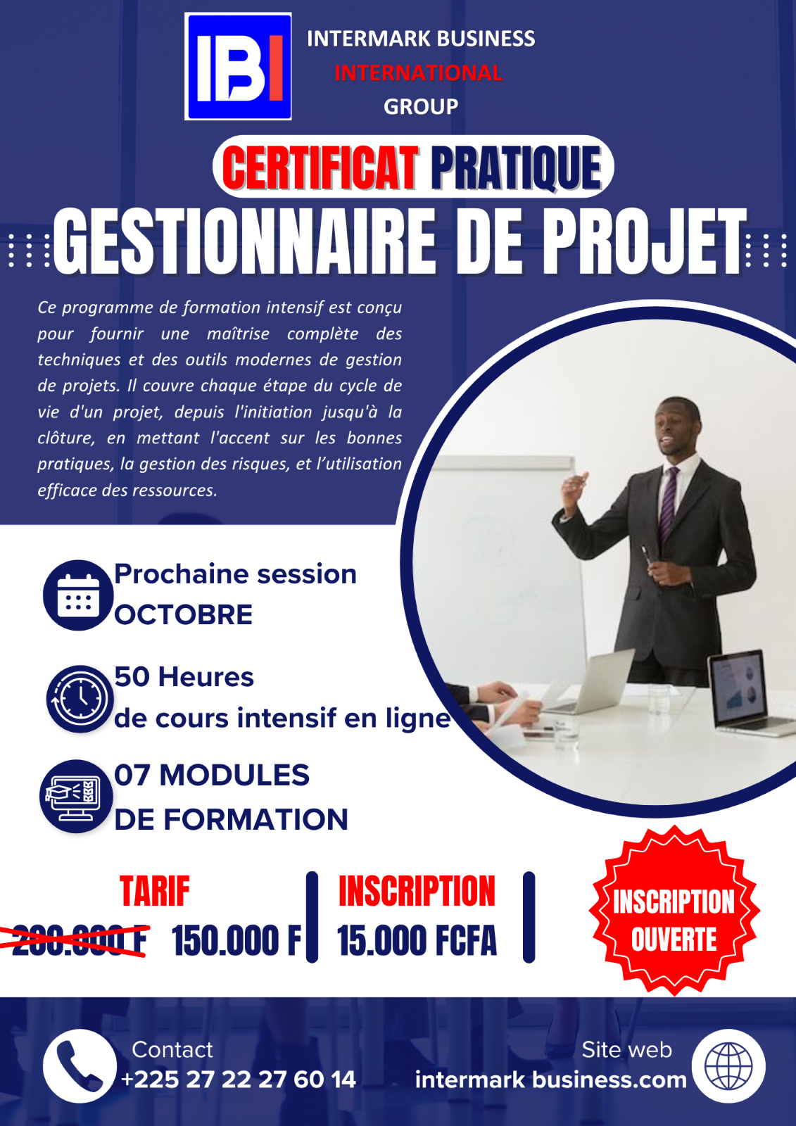 AFFICHE GESTIONNAIRE DE PROJET