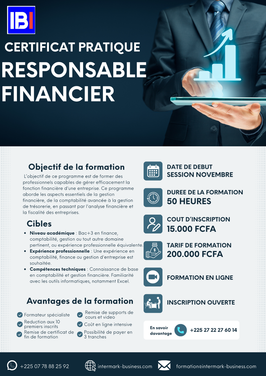 AFFICHE RESPONSABLE FINANCIER