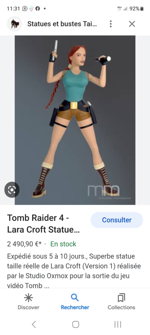 Mannequin Tomb Raider