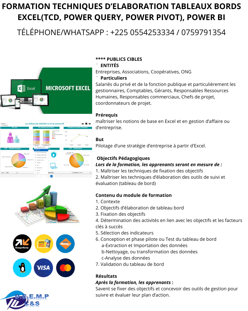 FORMATION TABLEAUX BORDS EXCEL_POWER BI