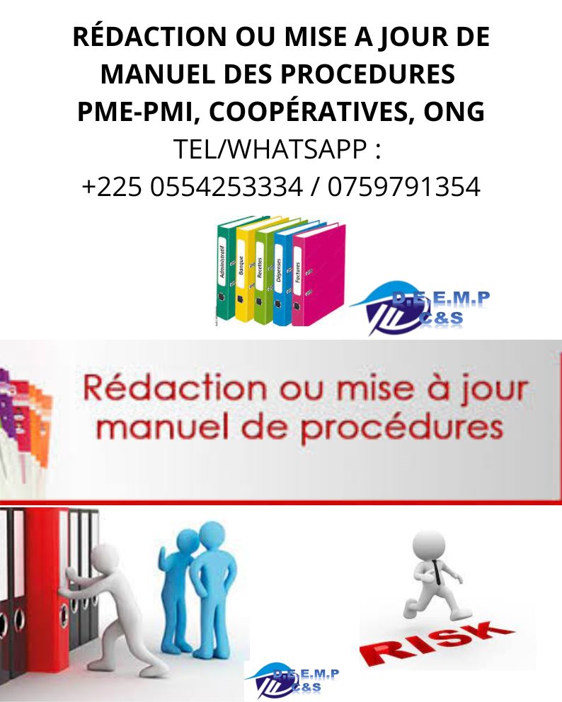 MISE EN PLACE DISPOSITIF DE CONTRÔLE INTERNE